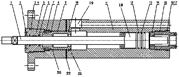 Hydraulic operating mechanism for high pressure switch and hydraulic working cylinder thereof