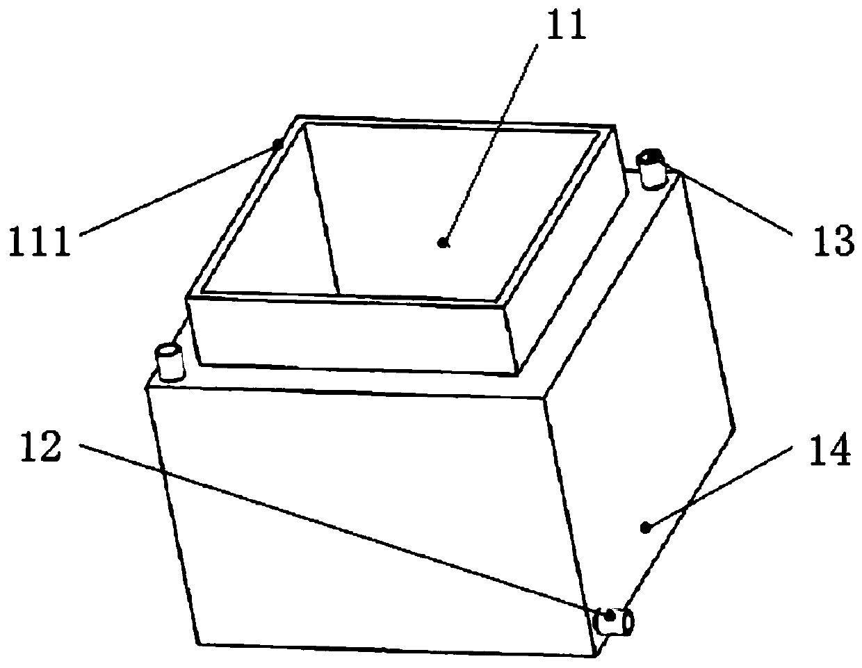 An operating platform device for laser cladding