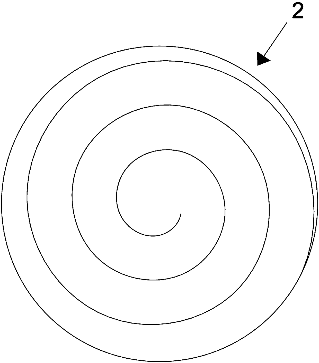 Mark point graph structure for easy laser marking and preparation method thereof