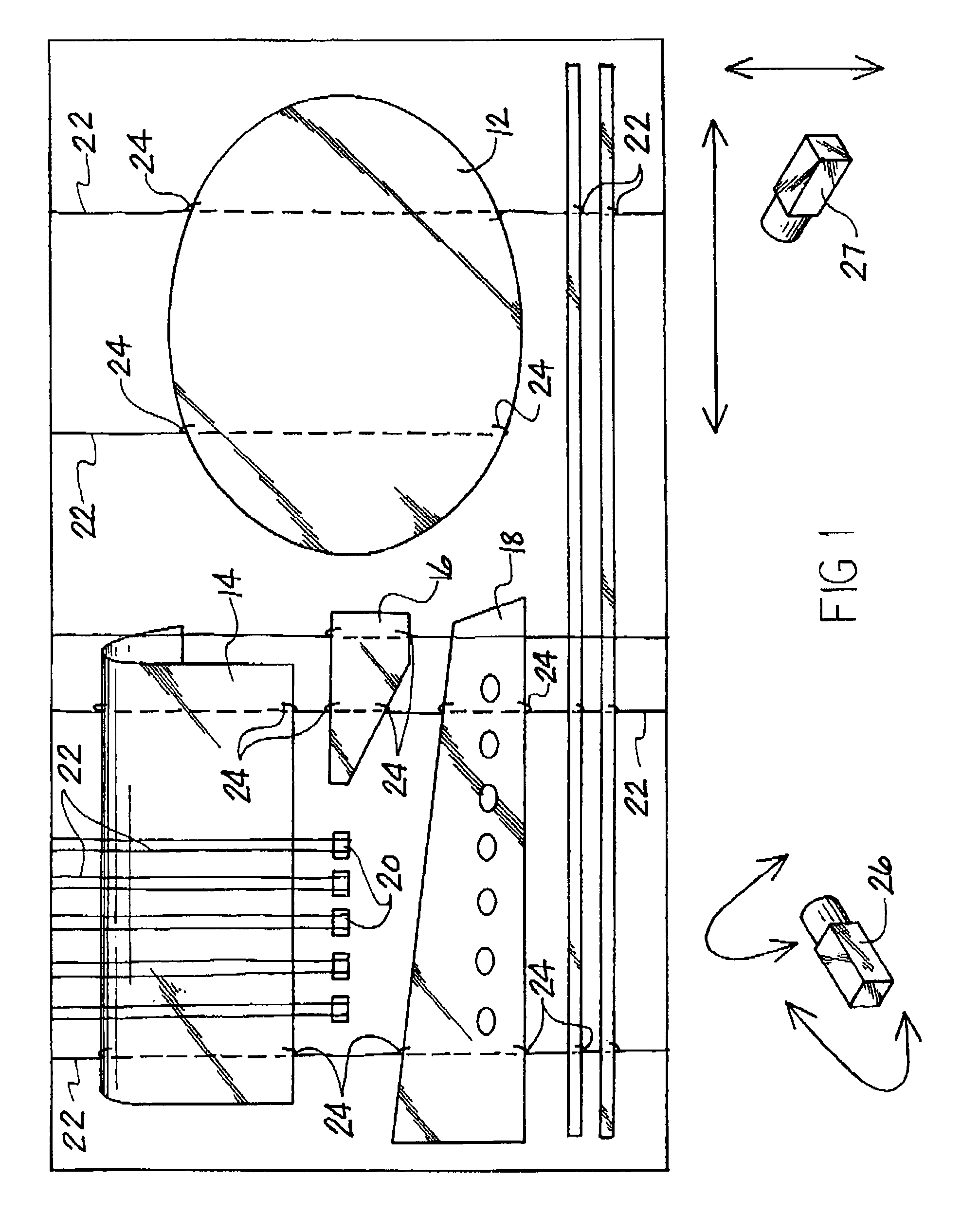 Surface contamination detection method and apparatus