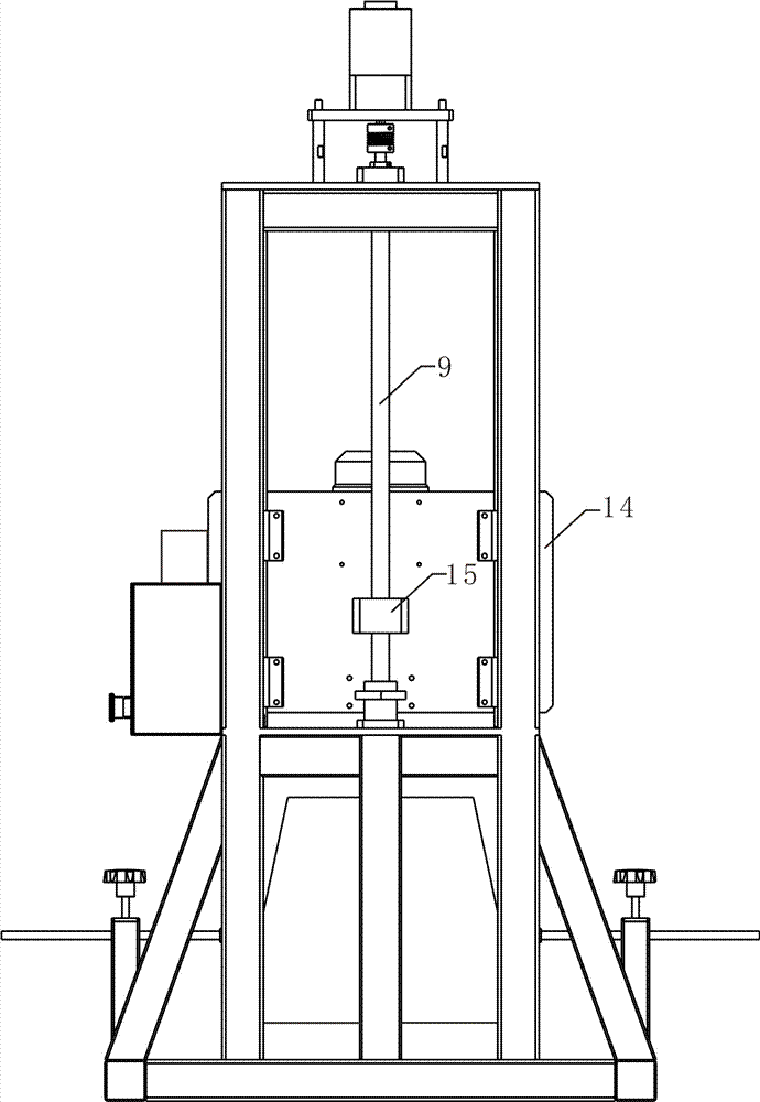 Combined stirring mechanism capable of automatically lifting and controlling industrial liquid