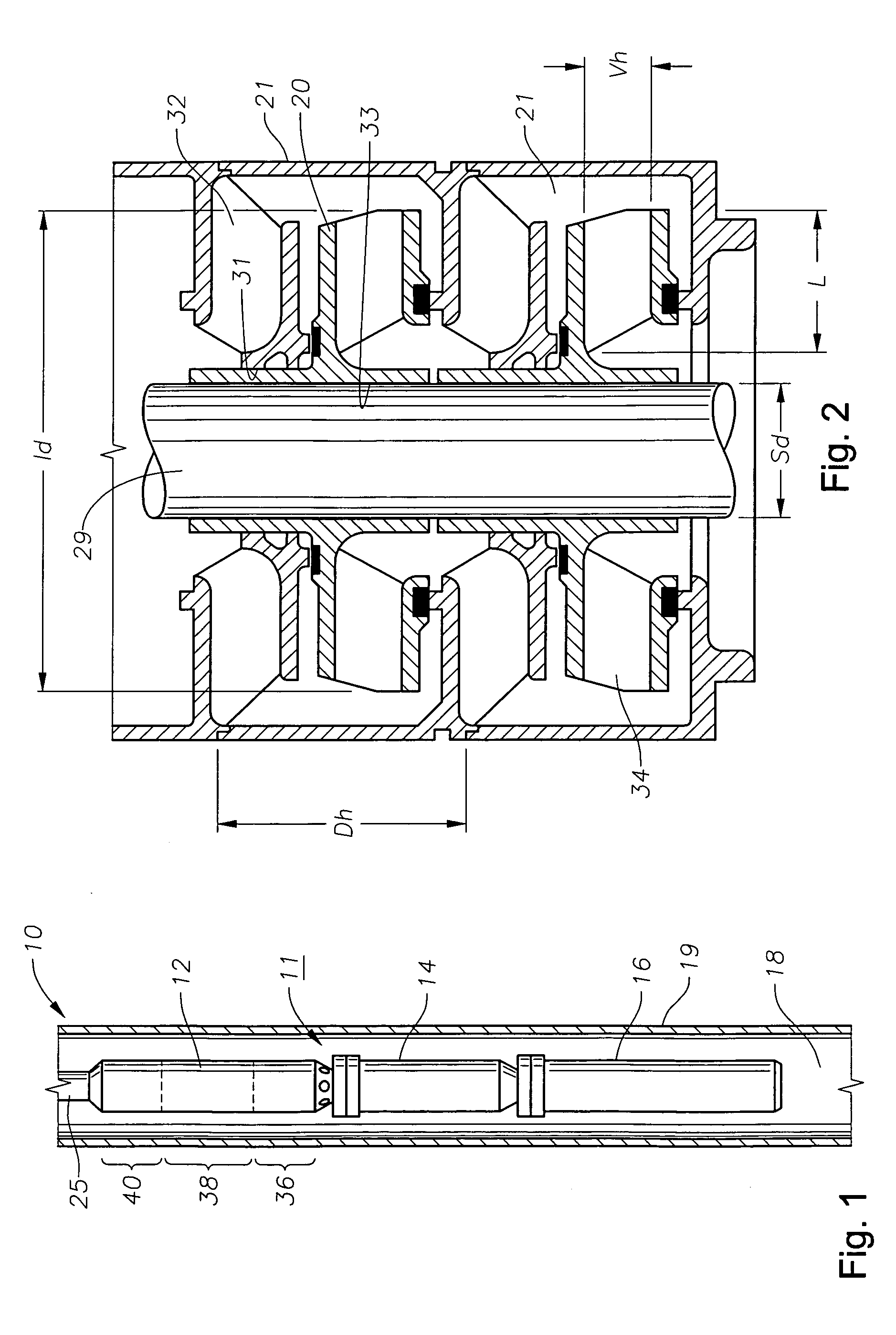 Electric submersible pump with specialized geometry for pumping viscous crude oil