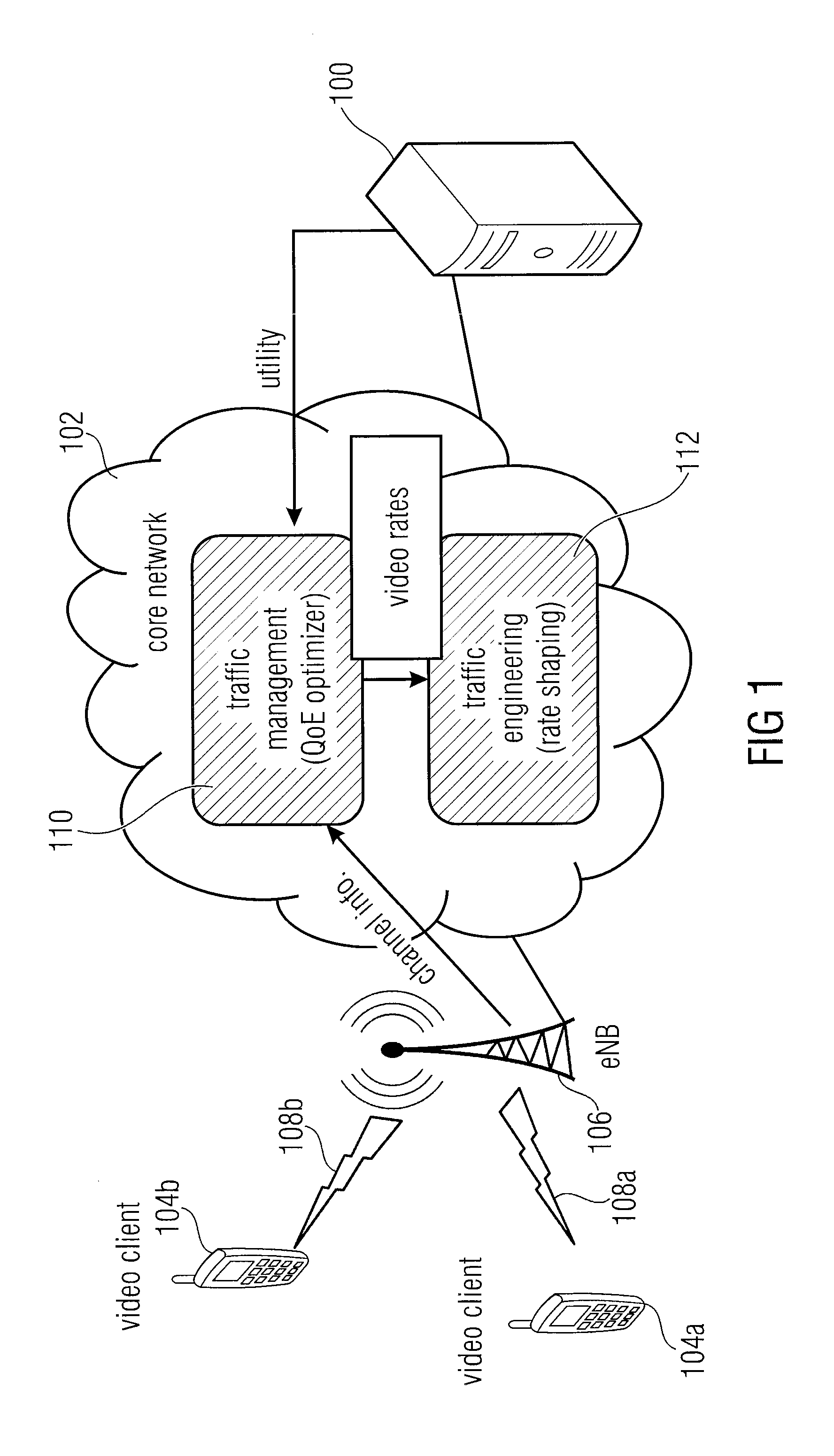 Method, system and network for transmitting multimedia data to a plurality of clients
