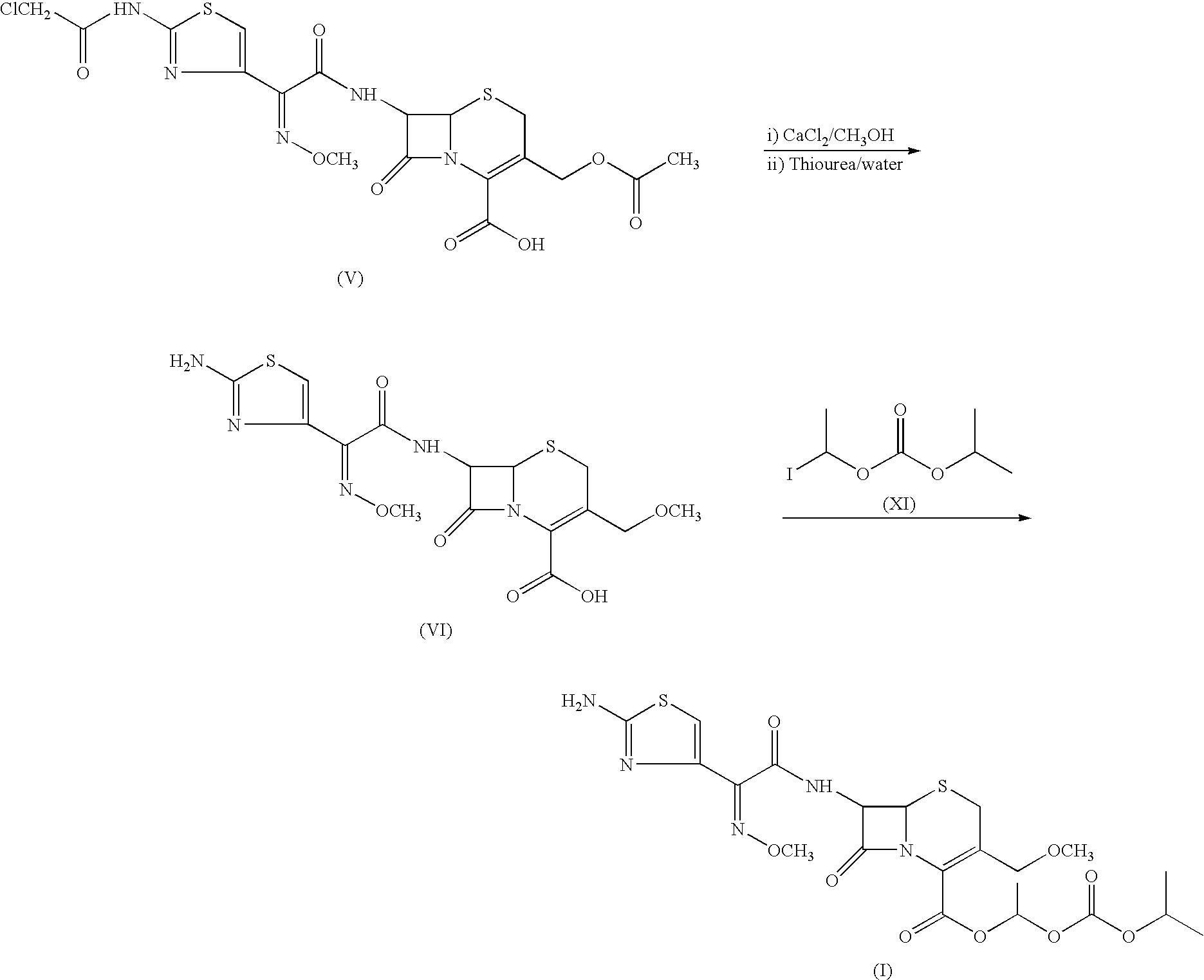 Process for the preparation of cefpodoxime procetil
