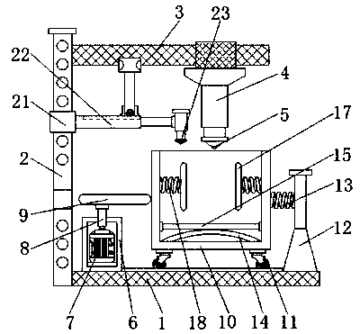 Quantitative packaging device for industrial glue production
