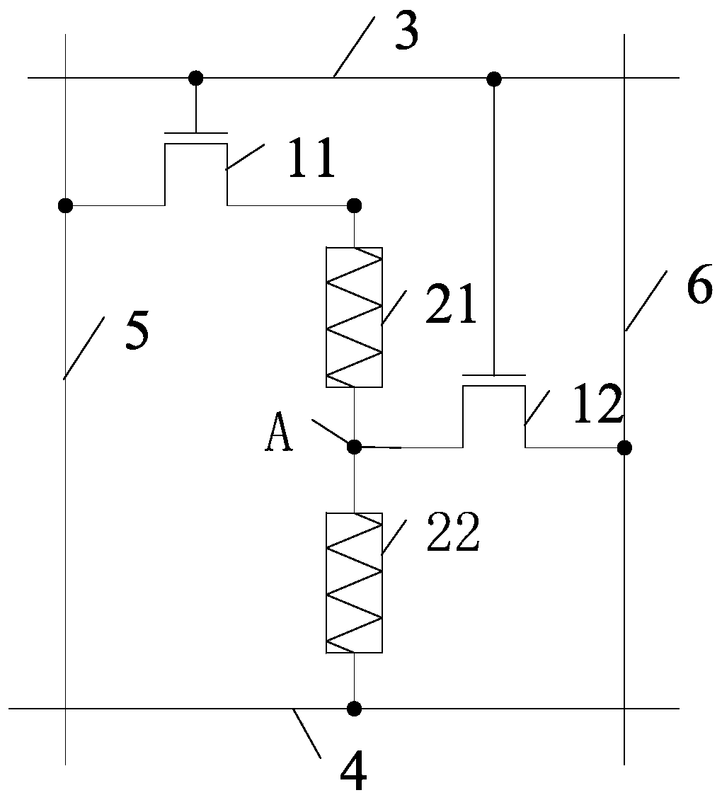 Content address storage unit circuit and write operation method thereof, memory