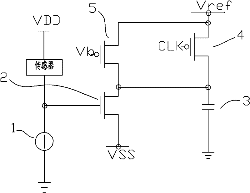 Novel gate modulation reading circuit structure