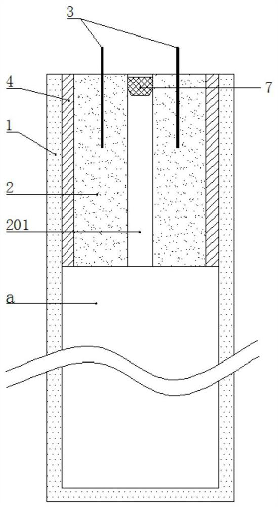 Power transmission tower pile foundation with adjustable anti-drawing and anti-extrusion performance