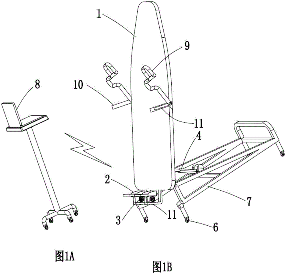 Standing bed for training standing balance