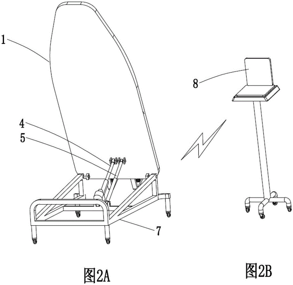 Standing bed for training standing balance