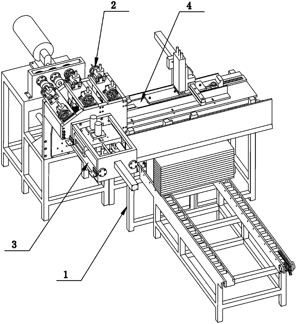 A fully automatic rim rolling and flattening machine