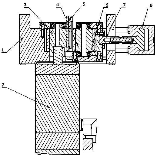 Multi-wire tightly winding device for enamelled wire