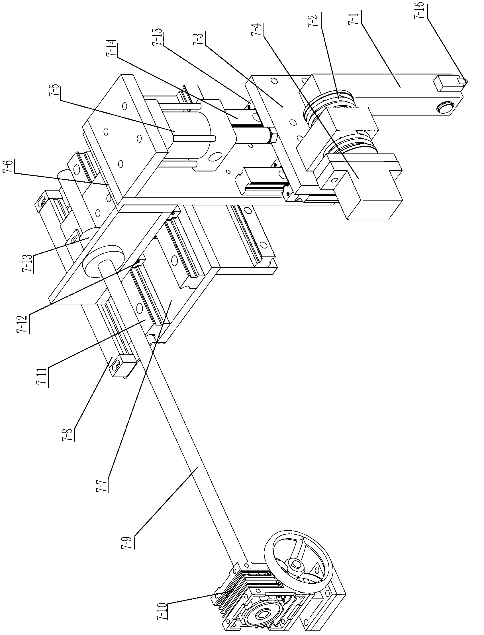 Feed pre-positioning method and device for molded plate