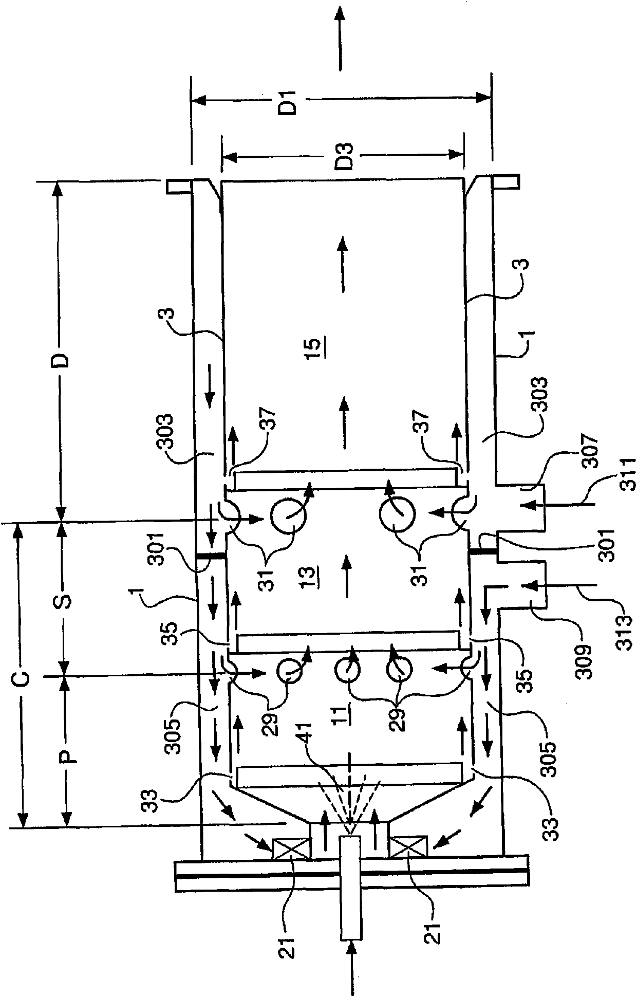 Integrated ion transport membrane and combustion turbine system