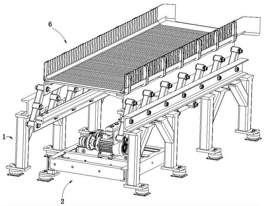 Vibration conveyor for automatic production