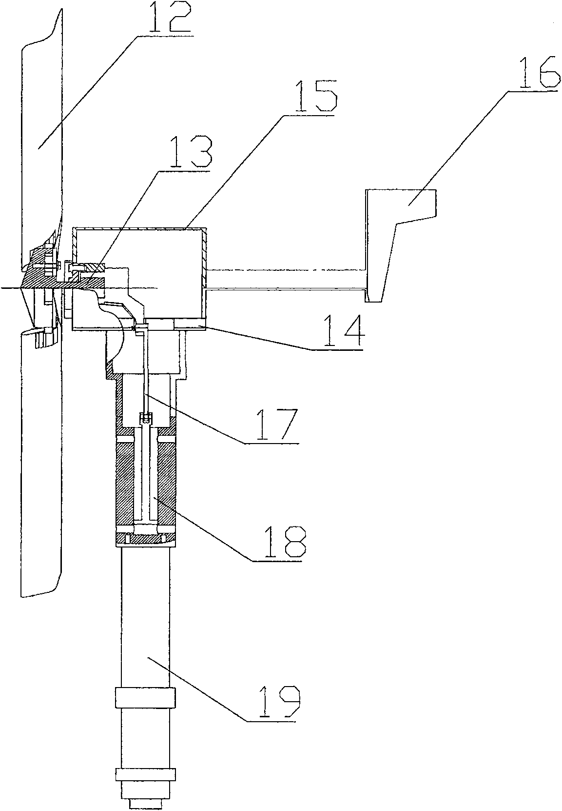 Energy source self-help river water contamination treating apparatus