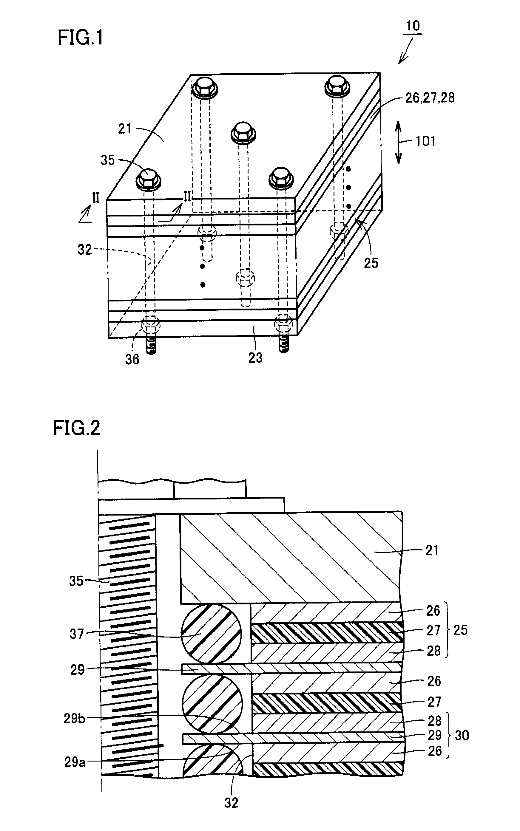 Electrode stack and bipolar secondary battery