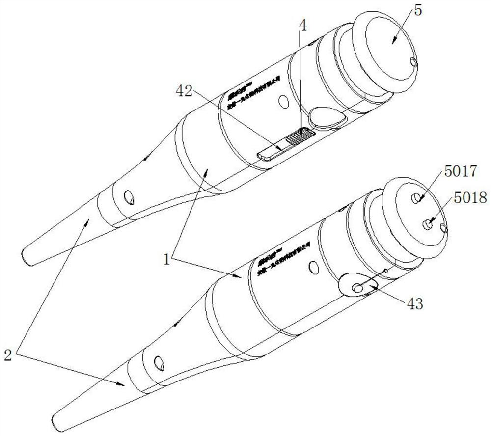 Cigarette blasting bead sterile single-particle release pen