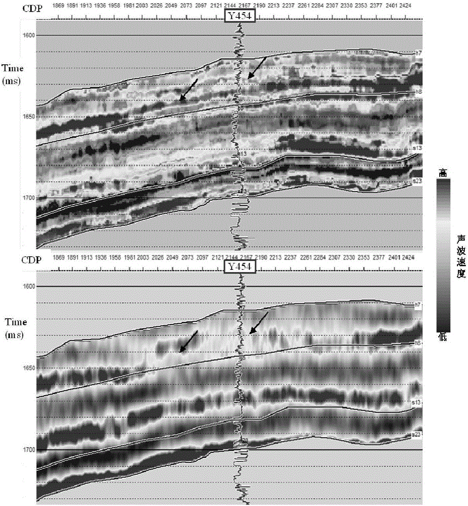 Seismic inversion reservoir prediction method based on decompaction acoustic wave velocity