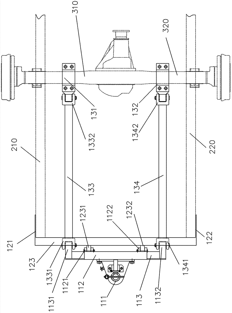 Aircraft tractor and traction mechanism used thereon
