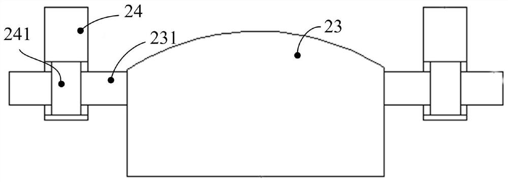 Cashew kernel peeling device and adjustment method