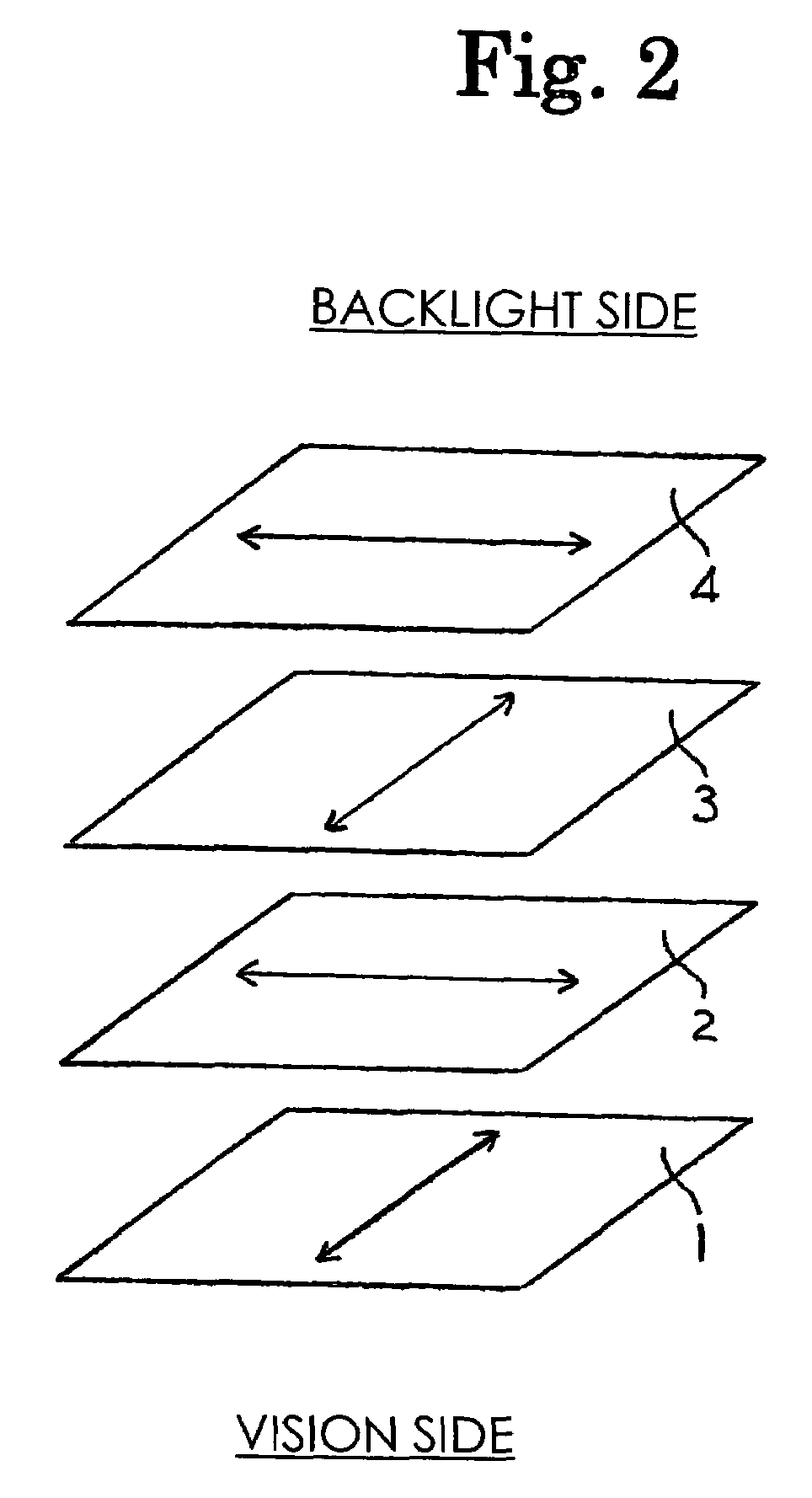 In-plane switching mode liquid crystal display device having a biaxial optically anisotropic member