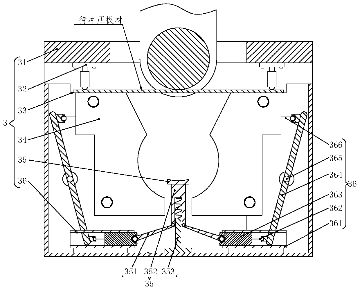 Multi-head type stamping method