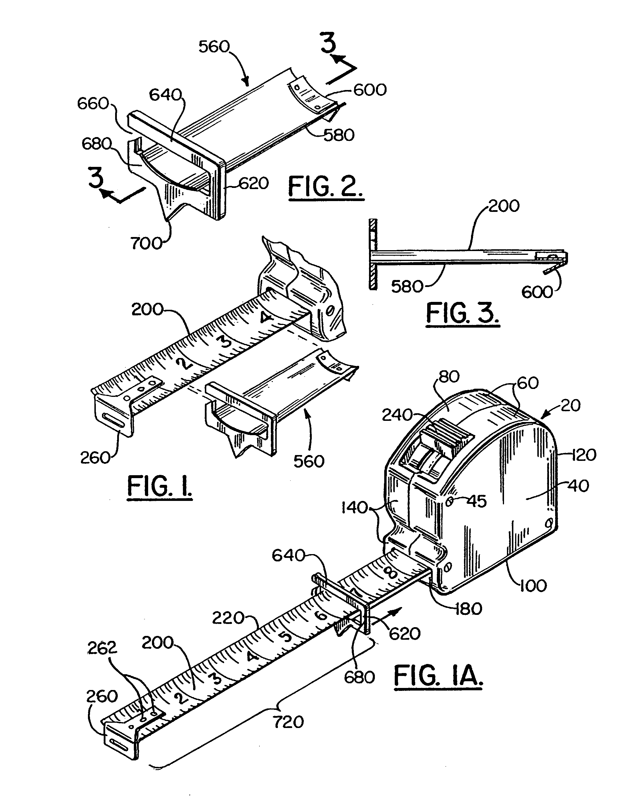 Tape measure apparatus which can be used as a marking gauge and/or compass