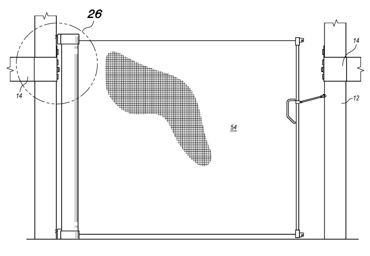 Retractable barrier system