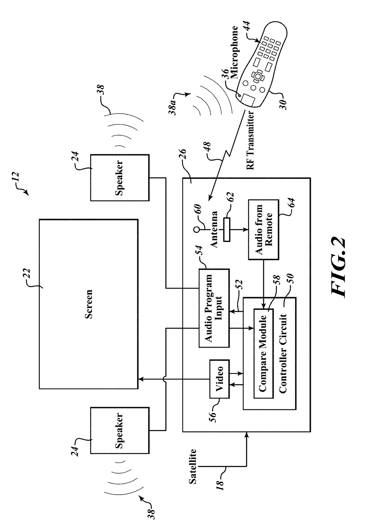 Remote control with microphone used for pairing the remote control to a system and method of using the same