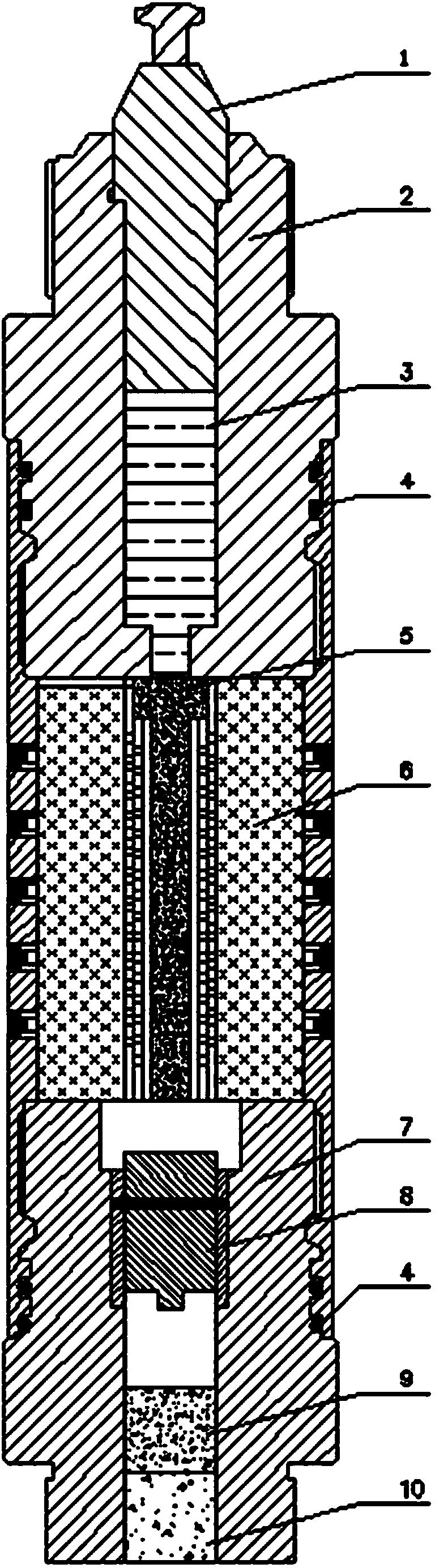 Positive-pressure blasting device