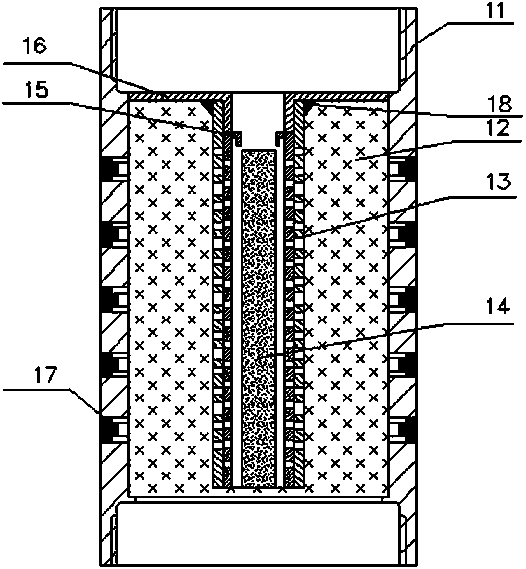 Positive-pressure blasting device