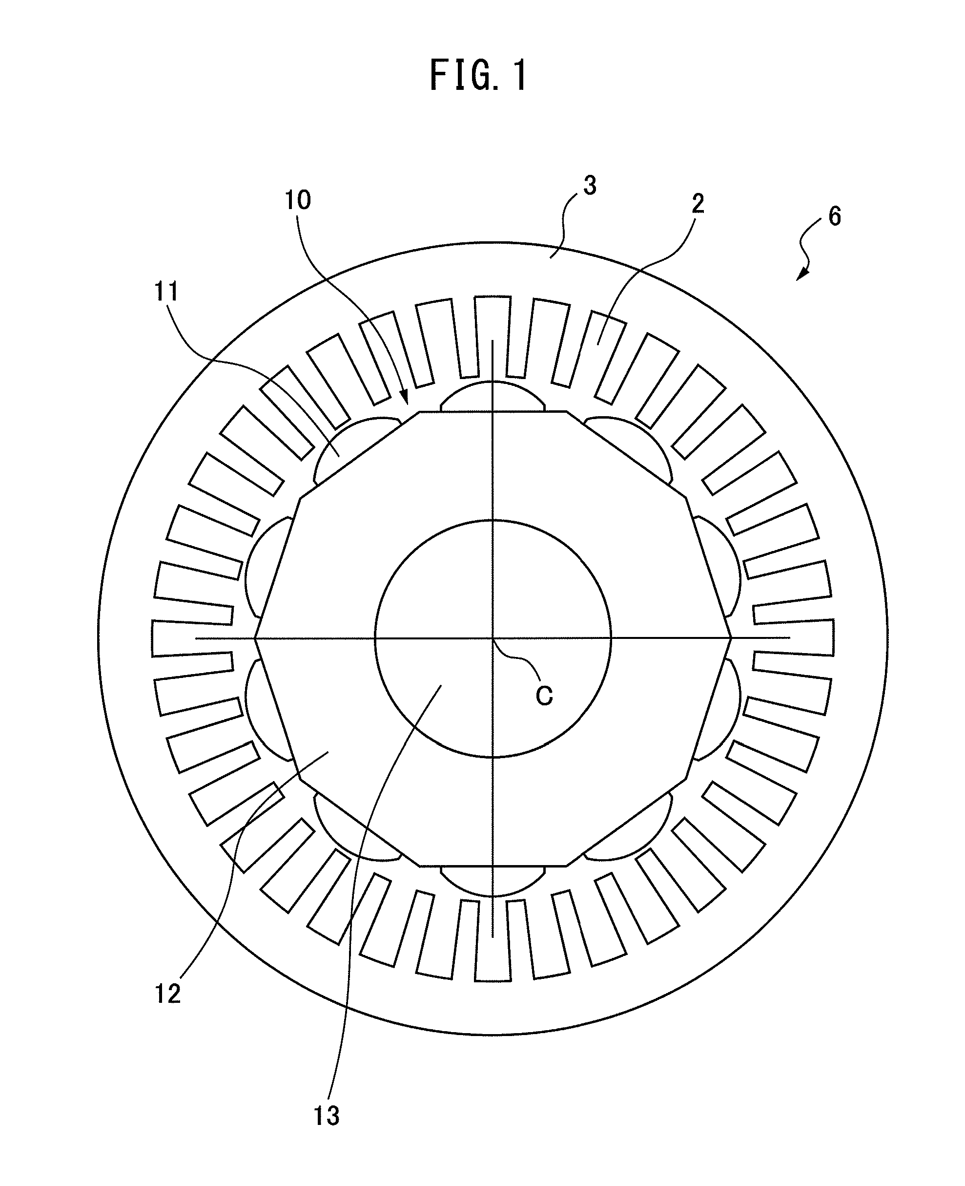 Motor having figure 8-shaped linked coils and method for manufacturing the same