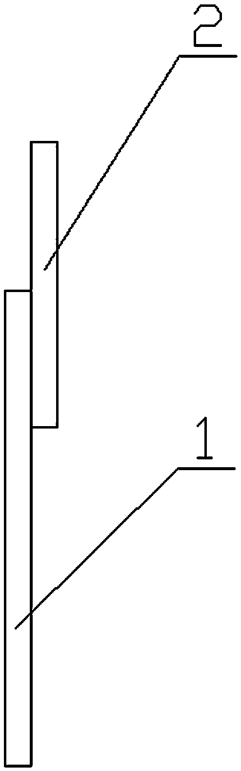 Connection method of conductive carbon felt and lead lug