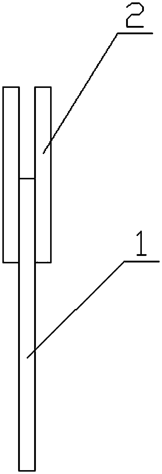 Connection method of conductive carbon felt and lead lug