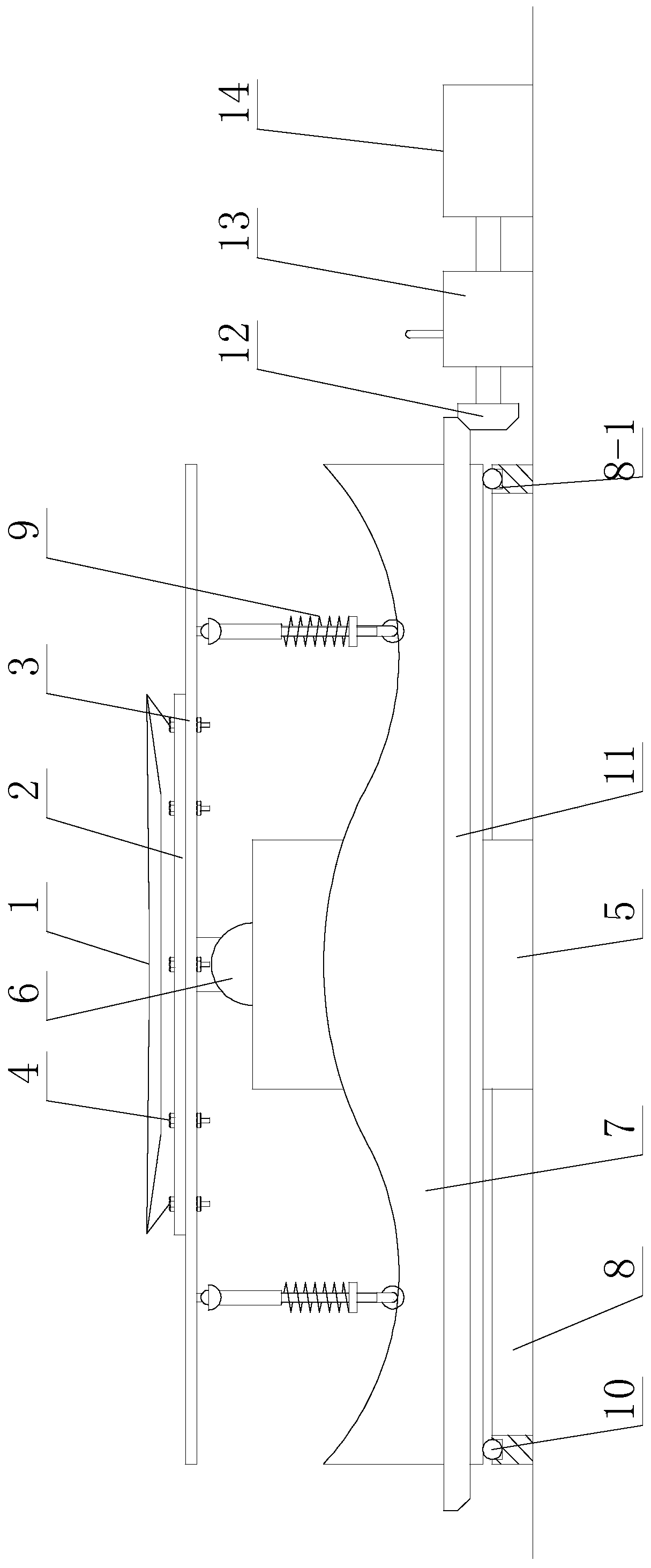 Canoe land training device