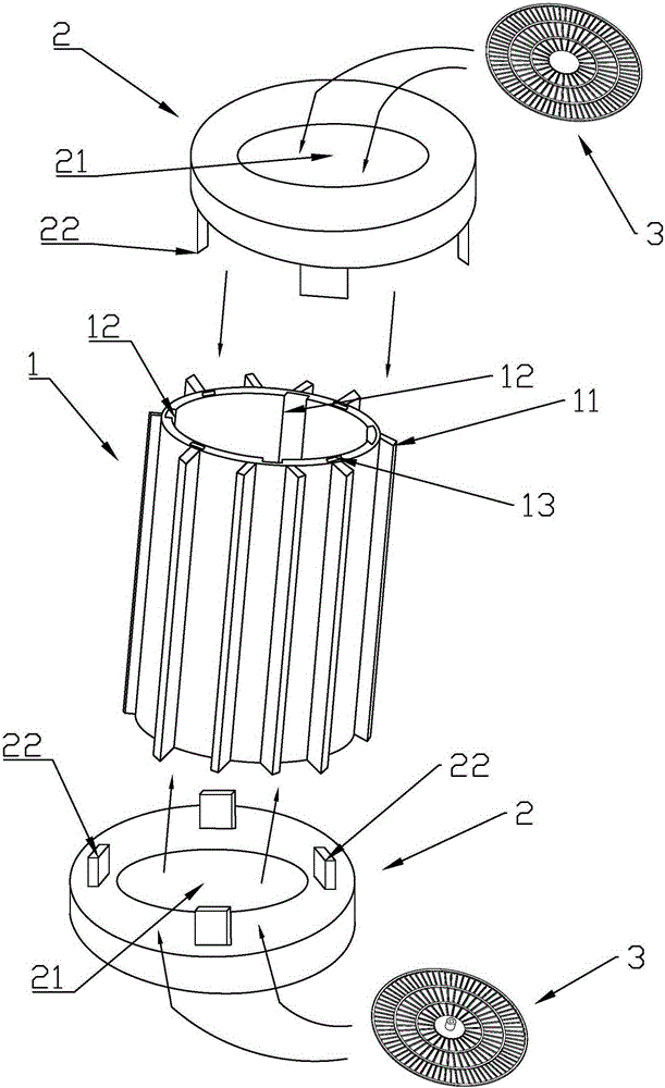 Cooling device for weft accumulator
