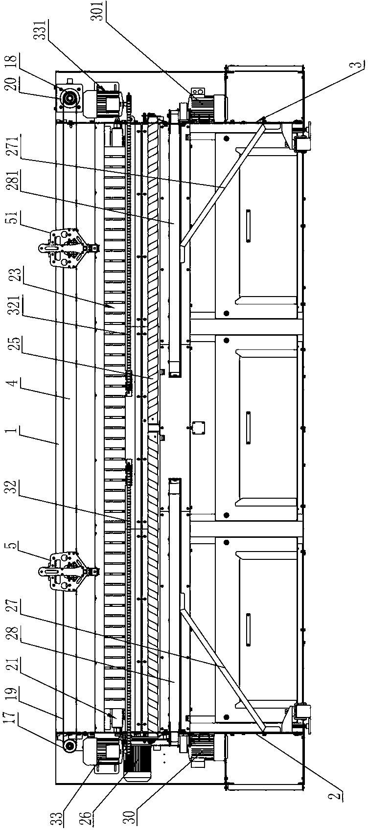 Single working station linen unfolding and conveying device