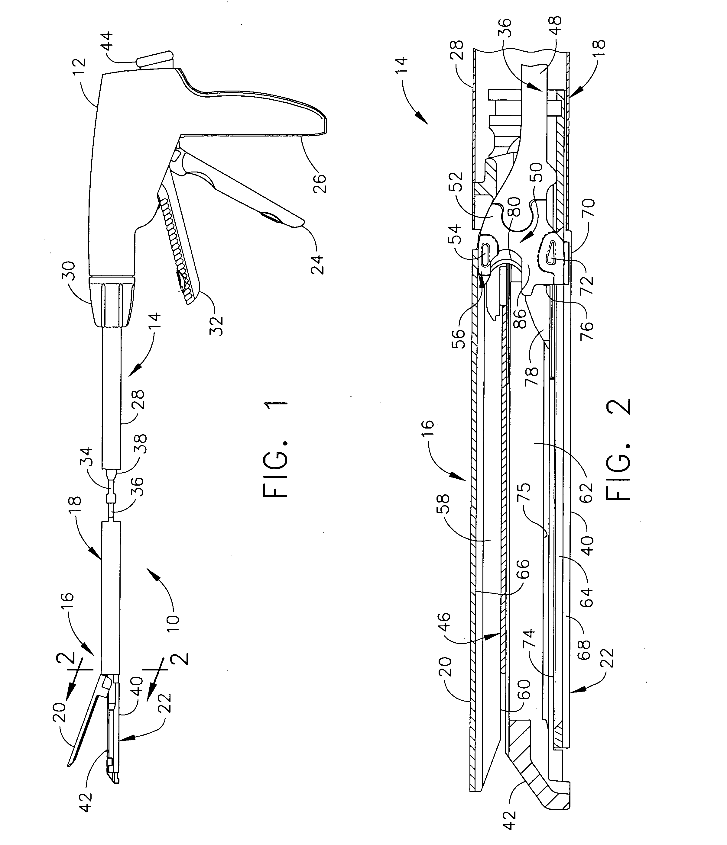 Surgical stapling instrument with mechanical indicator to show levels of tissue compression