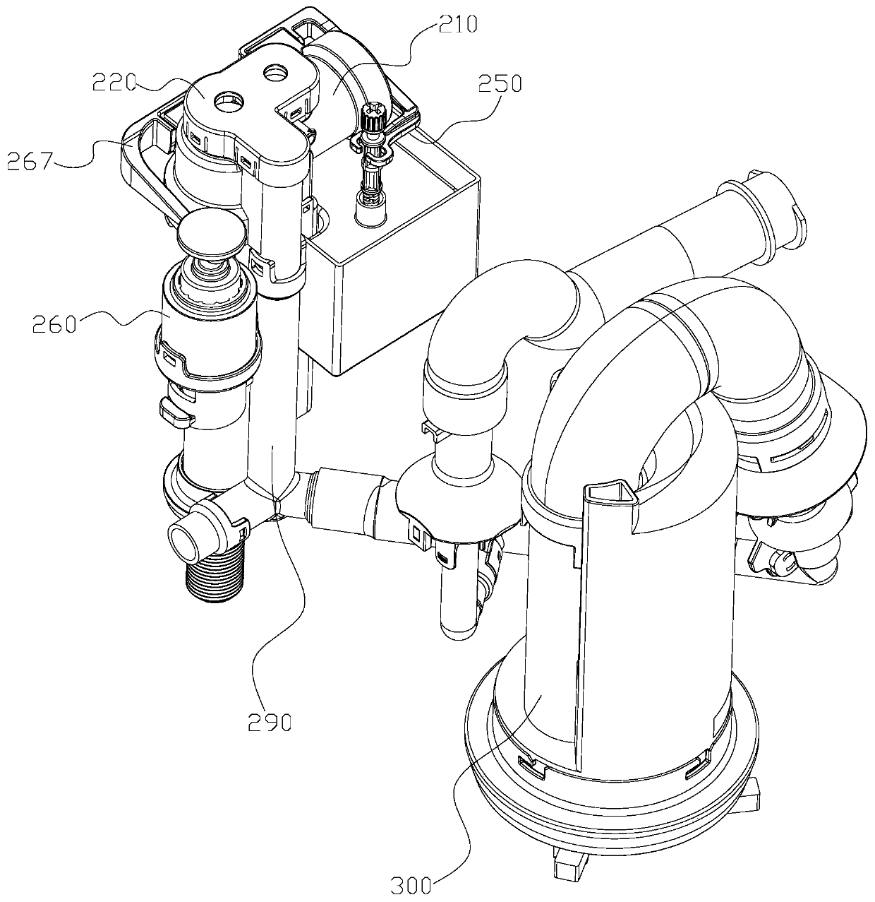 Water inlet valve and toilet flushing system with same