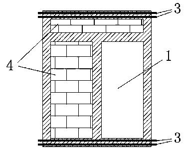 Frame shear wall column