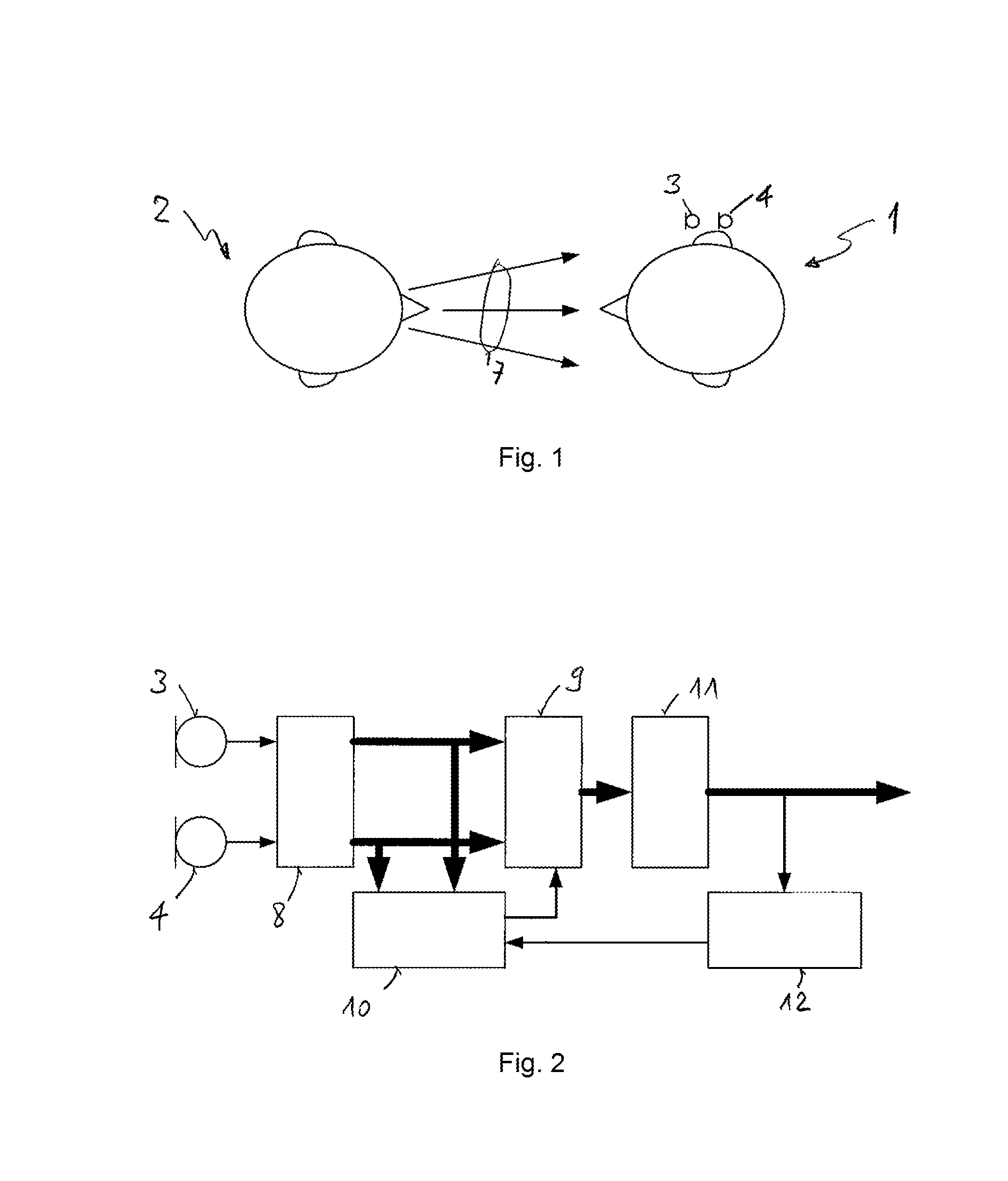 Method for adaptively matching microphones of a hearing system as well as a hearing system