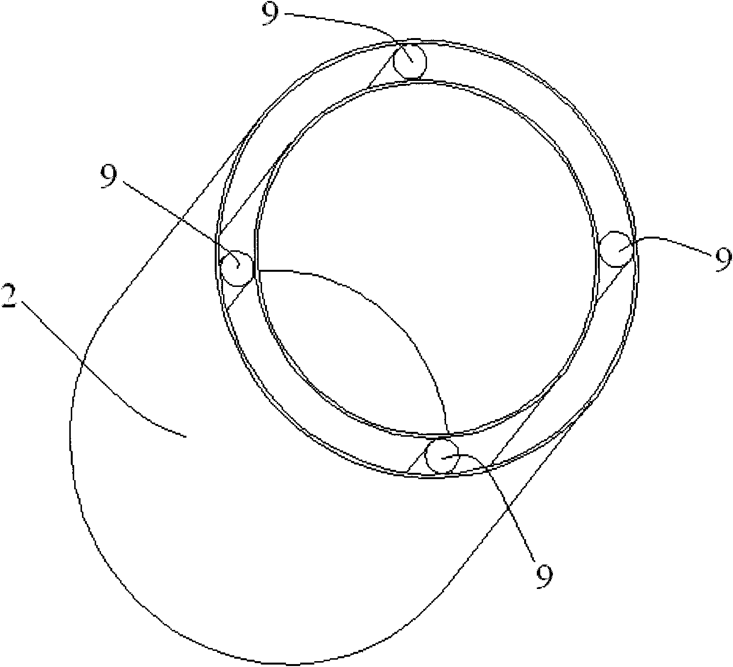 Auxiliary device for photobioreactor