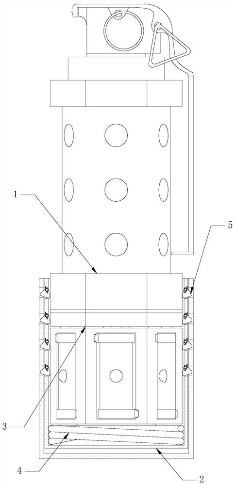 Flashing bomb with temporary anesthesia function