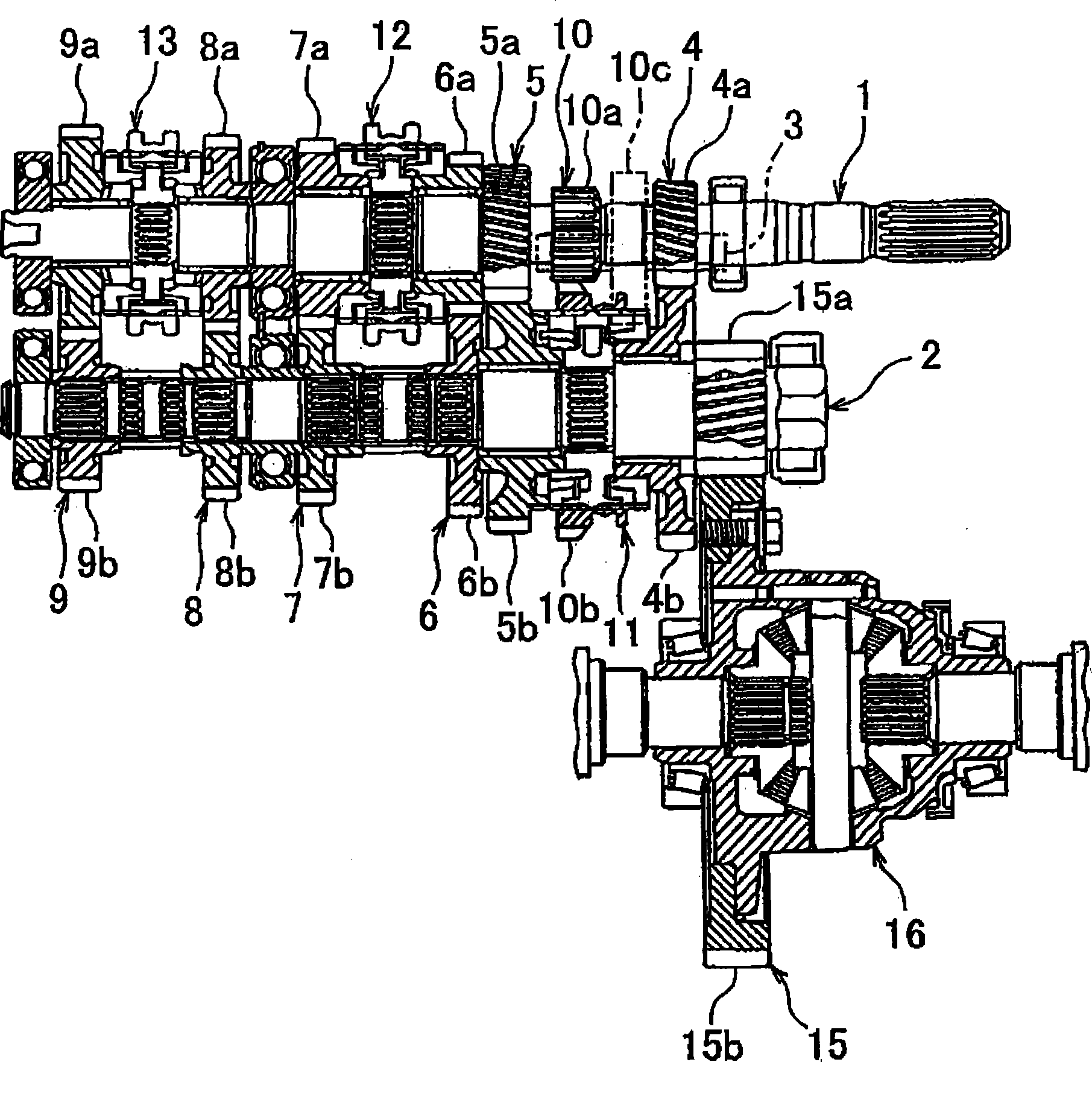 Gear noise preventing device for manual transmission