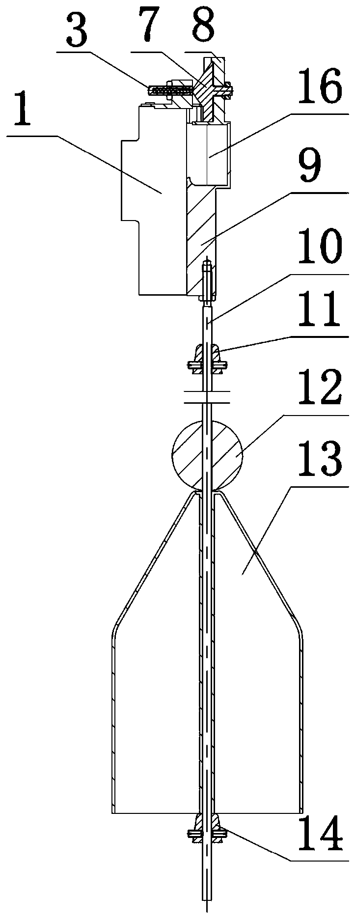 Suspension release weight device