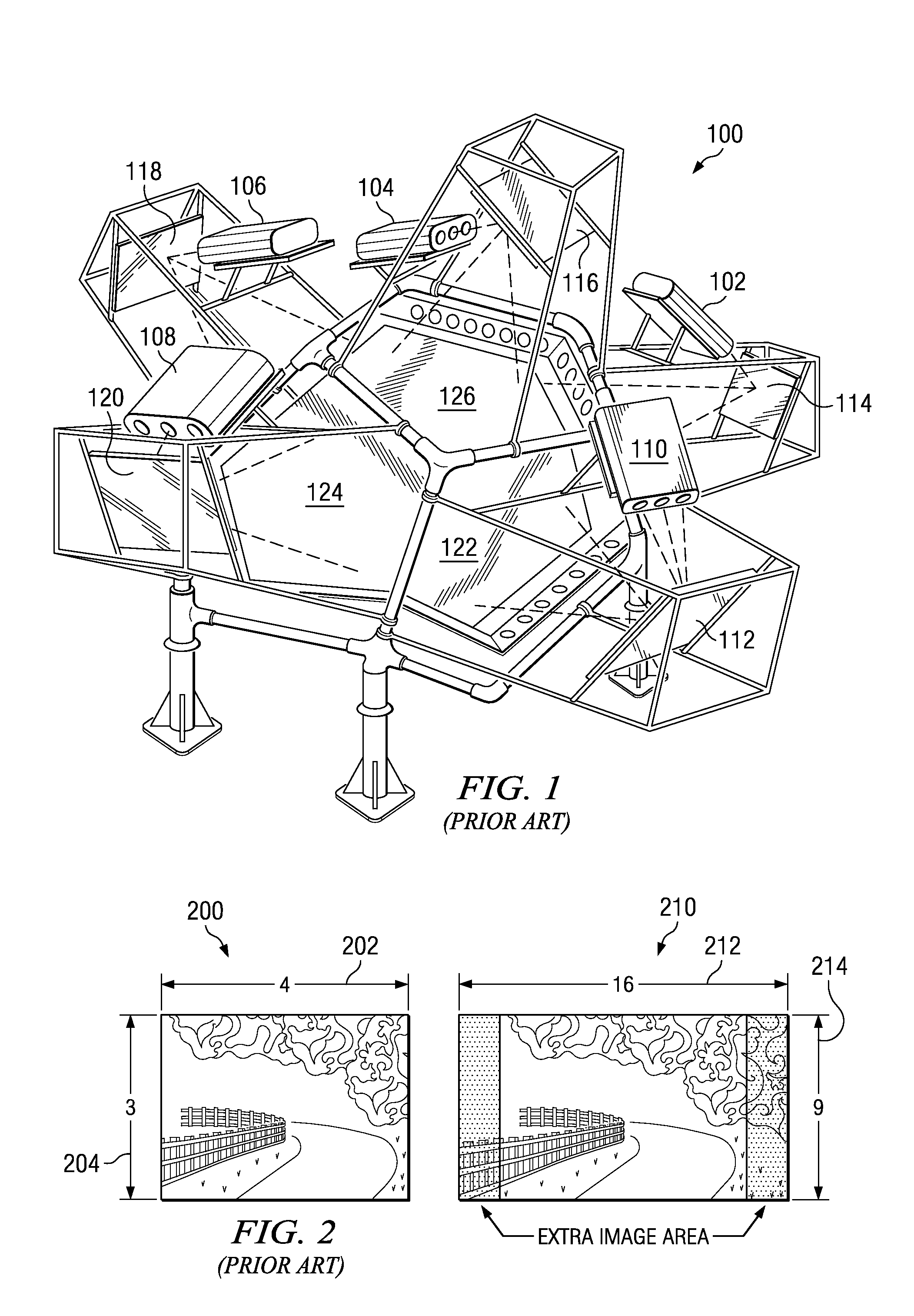 Method and apparatus for a wide field of view display