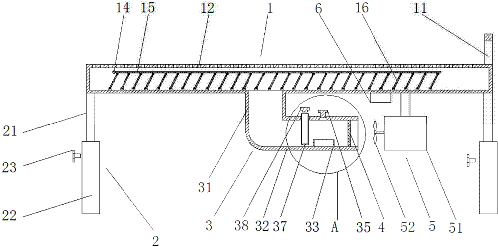 Indoor exercise device with health care effects