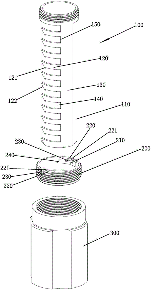 Quick installation structure and installation method of faucet sleeve