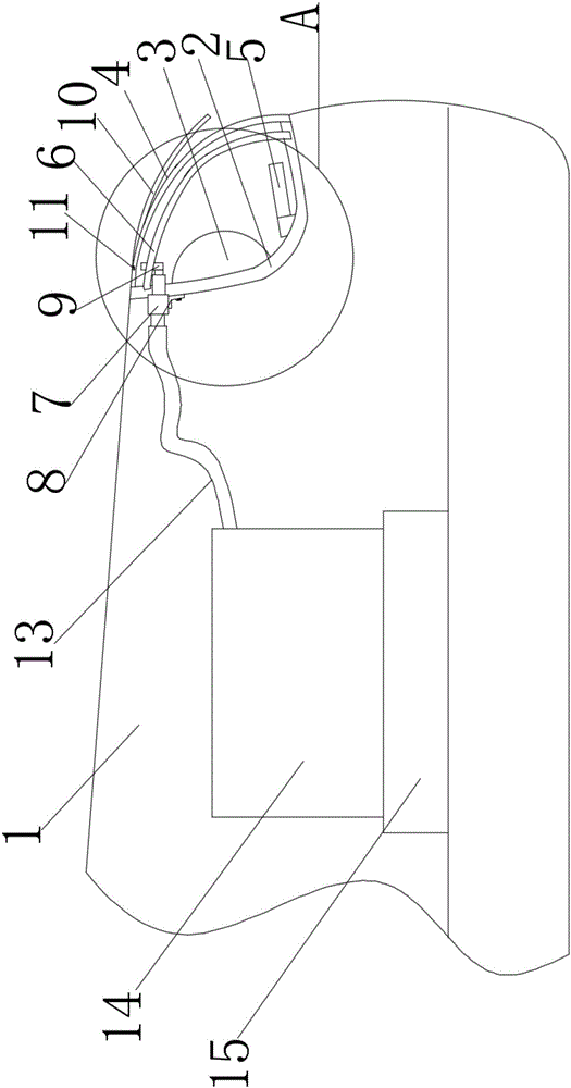 Rainproof anti-fog automobile headlights for unmanned automobile